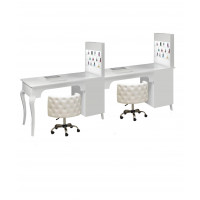 Двойной маникюрный стол 505