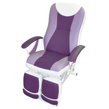 Педикюрное косметологическое кресло &quot;Ирина&quot; (Электропривод, 3 мотора) (высота 550 - 850мм)