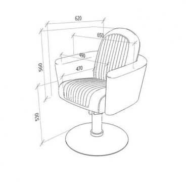 Кресло парикмахерское &quot;Riga&quot;