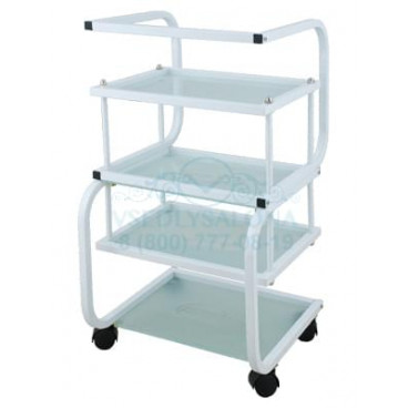 Столик косметологический (металл/стекло) - н01