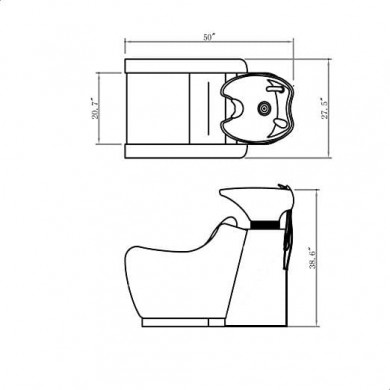 Парикмахерская мойка &quot;Cento&quot;