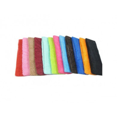 Повязка для волос махровая на липучке 1 шт
