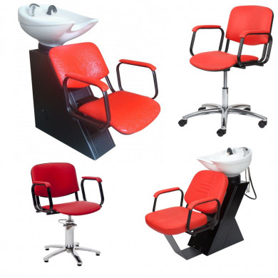 Кресло парикмахерское КОНТАКТ ПЛЮС ХРОМ