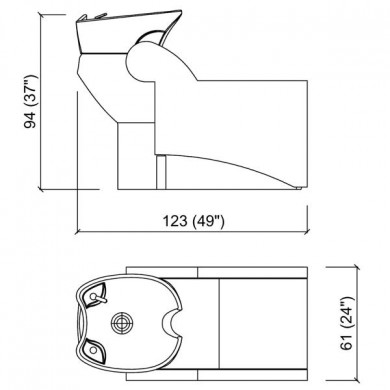 Мойка парикмахерская &quot;WASHLOUNGE JUBILEE BASIC&quot;